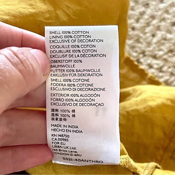 Anthropologie Othilia Aleksia Ruffled Maxi Dress Sz S Cottagecore Embroidered - Picture 10 of 15